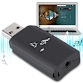 Miniatyrbilde 2 av 7: Trådløs lydadapter, Bluetooth 4.0 musikadapter, Bluetooth-mottaker Bluetooth-dongle (hvit)