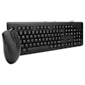 Miniatyrbild 1 av 7: Trådlöst tangentbord och musset Combo USB 104 tangenter tangentbord för PC-dator TF500