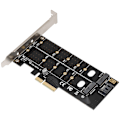 Miniatyrbillede 2 af 7: NGFF M.2 til PCI-E 4X 3.0 Adapterkort Riserkort Højhastighedsudvidelse B-Key   M-Key M.2 SSD-stik 6.0Gb/s