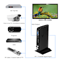 Miniatyrbillede 4 af 7: TV Set Top Box PC Monitor Receiver Speaker Ekstern LCD CRT VGA Tuner HDTV 1080P