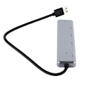 Miniatyrbild 6 av 7: 5 i 1 USB-hubb 4x USB3.0 1x USB C Snabb dataöverföring Bärbar USB-dockningsstation