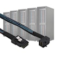 Miniatyrbilde 3 av 7: Cabledeconn HD SFF-8643 TIL SFF-8087 Mini SAS Server Dataoverføringskabel 0,8M