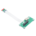 Pikkukuva 4 / 7: M.2 NGFF Key to PCIe X4 -jatkokaapeli 2.5 Gbps Helppo asentaa Plug and Play M.2 Key A E to PCIe X4 -nousukaapeli