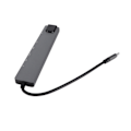Miniatyrbilde 4 av 7: 8-i-1 Hub Type-C til HDMI RJ45 PD USB Docking Station Type-C Hub Splitter Konverter Adapter