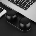 Pikkukuva 2 / 7: Aito langaton stereokaiutin Stereoääni Bluetooth-kaiuttimet mikrofonilla ja latausalustalla - Musta