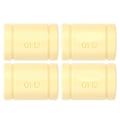 Miniatyrbillede 6 af 7: 4 stk. Lejeskafter i Plast Gul LM12UU Massiv Polymer Lineærlejer til 3D-printer RepRap Mendel RJMP‑01‑12