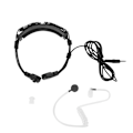 Miniatyrbillede 1 af 7: Justerbar Halsmikrofon Mikrofon Skjult Akustisk Rør Skjult Luftrør Headset