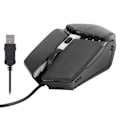 Miniatyrbillede 1 af 7: HXSJ S200 Gaming Mus 4-knaps kablet lysende farverig ergonomisk til XP / Vista / OS X