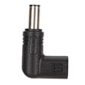 Miniatyrbild 3 av 7: USB Type C-hona till 6,0x3,7 mm adapter 100 W PD snabbladdning 90 graders vinklad USB C till DC-adapter