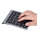 Pikkukuva 3 / 7: 28 näppäimen 2.4G Mini Numpad Langaton numeronäppäimistö Pieni näppäimistö (Raudanharmaa)