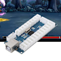 Miniatyrbild 4 av 7: 822B Single DIY Arcade Joystick Accessory Kit för Arcade / Fighting Home Game USB Set i amerikansk stil (blå)
