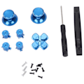 Miniatyrbillede 1 af 7: Controller-knap, joystick-tast, aluminiumslegering ABXY-knapper til Playstation5-controller, blå