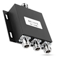 Miniatyrbilde 4 av 7: 3 i 1 Power Divider Aluminium Alloy 400–470MHz Frekvens 50W Brukt for Intercom System