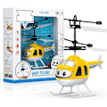 Miniatyrbild 1 av 7: Fjärrstyrd Mini RC Helikopter RC Flygplan Elektriskt RC Flygplan Flygplansmodell Smart Sensor Krockbeständig Pojkflicka Leksak Flygplan Presenter Yellow