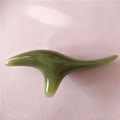 Pikkukuva 3 / 5: Gua Sha -kasvohoitotuote, luonnollinen jadekivi Gua Sha -levy SPA-akupunktioterapiaan, liipaisupistehoitoon, Gua Sha -raaputus- ja hierontatyökalu (ruskea)