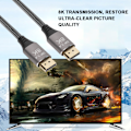 Miniatyrbillede 7 af 7: DP 1.4-kabel - 8K 4K - 32,4 Gbps båndbredde - Datakabel til computerskærm - 1 m/3,28 fod