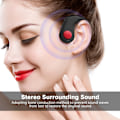 Miniatyrbillede 2 af 7: Støjreducerende Bone Conduction Bluetooth-hovedtelefoner NFC Bone Conduction-hovedtelefoner - Rød
