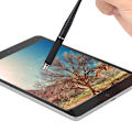 Miniatyrbillede 7 af 7: 2 i 1 kapacitiv pen touch screen tegnepen stylus til iPhone iPad Tablet PC sort