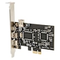 Miniatyrbild 3 av 7: PCIE X1 till IEEE 1394A Riser-kort Adapter Full Duplex-kanal 3 Externa 1394A-portar Firewire Riser-kort för DV-videokameror