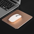 Miniatyrbillede 7 af 7: Aluminium NOn slip Gaming Mouse Pad Mat Dobbeltsidet Nøjagtig Kontrol Musemåtte til PC Guld
