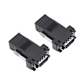 Pikkukuva 1 / 5: 10 kpl VGA-RJ45-jatkokaapelia CAT5E CAT6 Ethernet-kaapeliliitin uros
