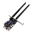 Pikkukuva 3 / 7: AX3000 WiFi 6 PCIe -kortti 2,4 GHz 5,8 GHz Bluetooth 5.2 OFDMA MU MIMO -tuki Älykäs sovelluksen etäohjaus PCIE langaton verkkokortti