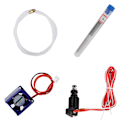 Miniatyrbild 1 av 7: Full Kit V6 J head Hotend 1.75mm 0.4mm Extrudermunstycken + PTFE-rör Fläkt Komplett set