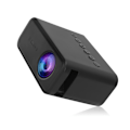 Miniatyrbillede 5 af 7: YT500 Mini projektor bærbar filmprjektor med lyd og video/USB/hukommelseskort-grænseflader 100‑240V sort EU-stik