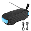 Pikkukuva 1 / 7: Langaton Bluetooth-kaiutin Basso Ulkoilupyöräily Tallennuskortti FM-radio Kaiutinlaatikko Sininen