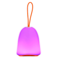 Miniatyrbild 3 av 7: Trådlös Bluetooth-högtalare Lätt touch-kontroll 8 färger LED-nattlampa Smart SpeakerOrange