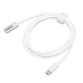 Miniatyrbild 3 av 7: Typ C till Magsafe-kabel 1,7 m vävtråd Typ C till Magsafe 1/2 adapter PD 100W laddningskabel för OS bärbar dator Typ C till Magsafe 2 T-huvud