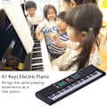 Miniatyrbillede 5 af 7: Keyboard Piano Instrument 61 Tangenter Elektrisk Digital Multifunktionel med Mikrofon MQ6186