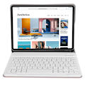 Miniatyrbild 3 av 7: Bluetooth-tangentbordsfodral med intelligent sömnfunktion för iPad Pro 11 tum (rosa)