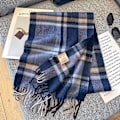 Miniatyrbillede 1 af 5: Vinterdamer Tørklæder Sjal Oversized Damer Tartan Tjekket Tørklæde Tæppe Julegaver til Kvinder（16）