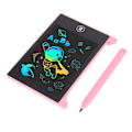 Miniatyrbillede 4 af 7: Mini LCD skrivetablet Vandtæt 4.4in Slettelig Genanvendelig Elektronisk tegneplade Doodle Board til 3-6 år gammel Pink