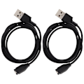 Miniatyrbilde 1 av 7: 2 stk ladekabel kompatibel med Fitbit Fenix 6X Smart Watch USB ladekabel ledning adapter erstatning
