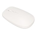 Miniatyrbillede 2 af 7: Trådløs mus 2.4G Dual Mode Ultra tynd lydløs 3 hastighed justerbar DPI trådløs mus til bærbar computer tablet hvid