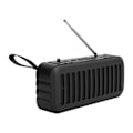 Miniatyrbillede 3 af 7: D6‑2 Trådløs Bluetooth Højttaler Mini Bærbar Solcelledrevet Subwoofer Support FMBlack