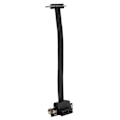 Miniatyrbillede 3 af 7: Forlængerkabel PCIE 1X Dual 90° med LED-indikation Magnetisk pude Netværksadapter 15cm