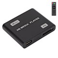 Miniatyrbilde 2 av 7: 4K HD Media Player Mini Streaming Media Player med fjernkontroll og LED-indikator 100‑240VEU-plugg