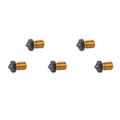 Miniatyrbilde 6 av 7: 5 stk 3D-skriver ekstruderdyse for Ender 3D V6 3D-skrivere messing ekstrudertips