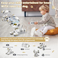 Miniatyrbilde 4 av 7: Robot Hund til Barn med Interaktive Funksjoner Søt Robot Leker for Ledsager Gaver til Jenter Gutter 3 4 5 6 7 8-12 År Gammel