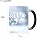Miniatyrbild 4 av 5: Rolig kaffemugg, Caliamary keramisk kattmugg söt värmeförändrande mugg, värmekänslig färgförändrande mugg kaffekopp för kvinnor män barn kattälskare (katt)