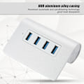 Miniatyrbild 5 av 7: Hög hastighet bärbar mini 4-portars USB3.0 laddningshub splitteradapter för ORICO M3H4