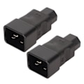 Miniatyrbillede 3 af 7: 2 stk. IEC320 C20 til IEC320 C15 strømadapter Professionel standard kobber computer strømadapter