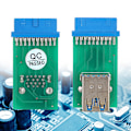 Pikkukuva 5 / 7: ASUS-työpöydän emolevylle 19-pin/20-pin - 2 USB3.0 -portin ulkoinen liitinsovitinkortti