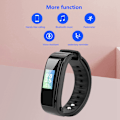 Miniatyrbillede 6 af 7: Bluetooth Smart Watch IY3 - Opkaldsskærm, Pulsmåler og Blodtryksmonitor - Sort