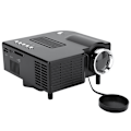 Miniatyrbillede 3 af 7: Bærbar hjemmebiograf LED Mini kablet projektor HD 1080P VGA USB HDMI   Sort