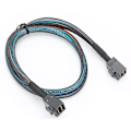 Miniatyrbild 2 av 7: Adapterkabel Data Cord SFF-8643 till SFF8643 H0106 Server Inbyggd Mini SAS HD36P Nylon Flätad (0,5 meter)
