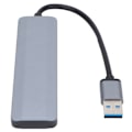 Miniatyrbild 5 av 7: USB3.0 Hub 4-portars Splitter Överströmsskydd Bred Applikation USB3.0 Dockningsstation för Tangentbord Stationär Dator